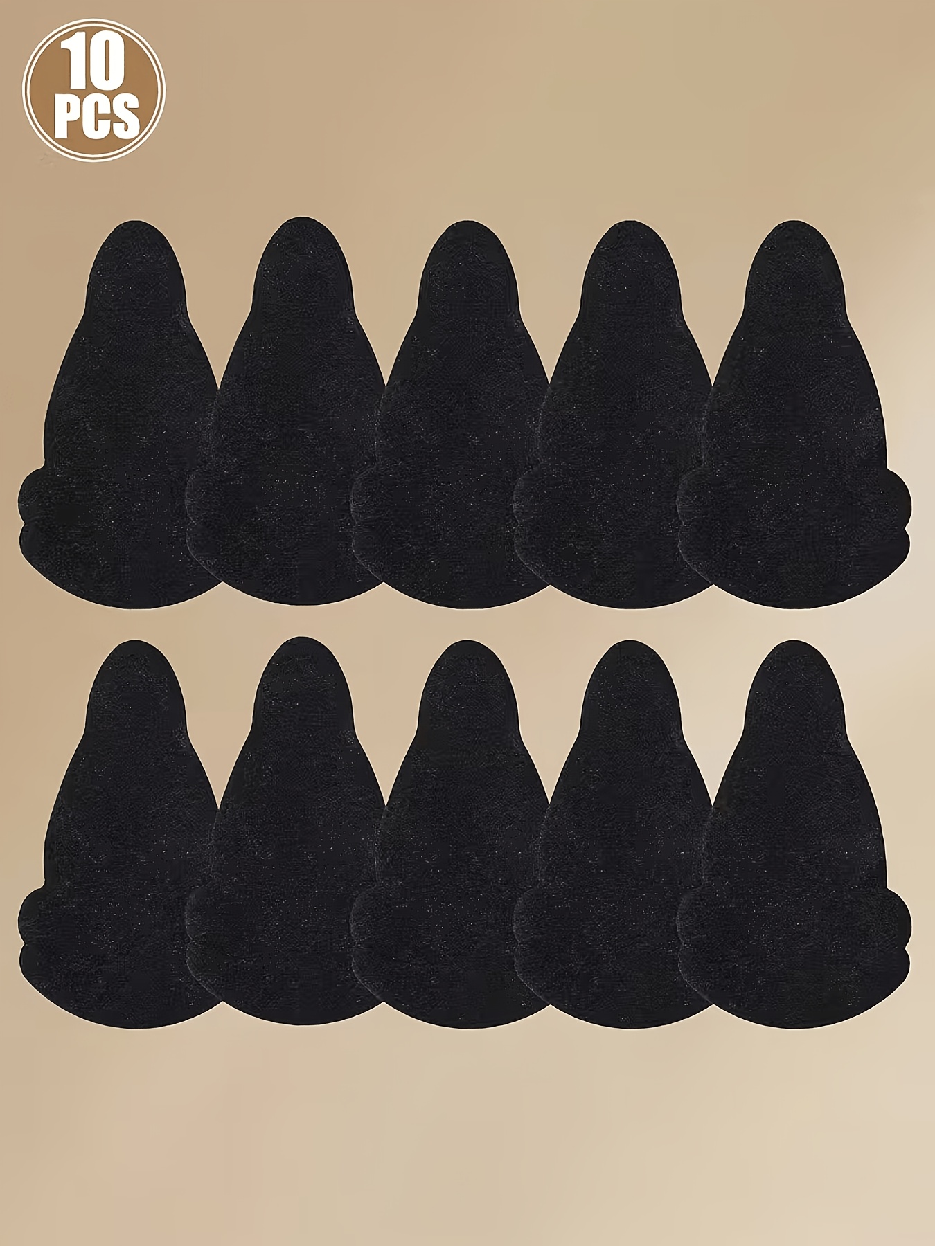 Strapless Bra Adhesive - 10er-Pack Unsichtbare Brustblütenblätter, Hautfreundliche und Atmungsaktive
